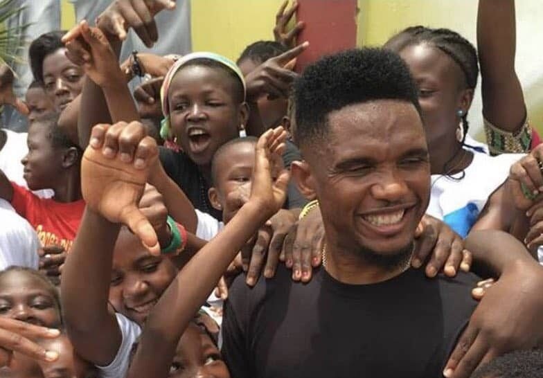 Samuel Eto'o en action